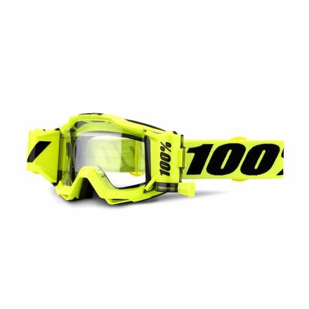 Очки 100% Accuri Forecast Fluo Yellow Clear Lens (50220-104-02)