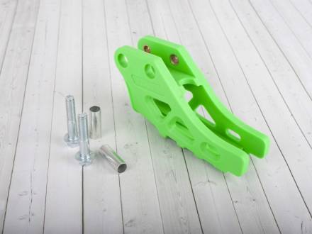 Успокоитель цепи (ловушка) для питбайка пластиковая универсальная SM-PARTS зелёная