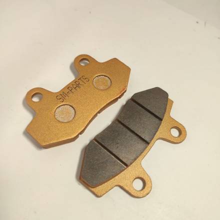 Колодки дискового тормоза питбайк двухпоршневой суппорт RACING  SM-PARTS