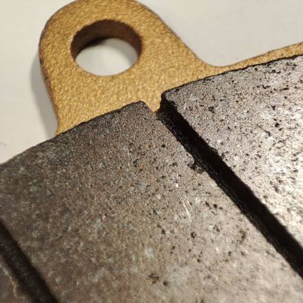 Колодки дискового тормоза питбайк двухпоршневой суппорт RACING  SM-PARTS