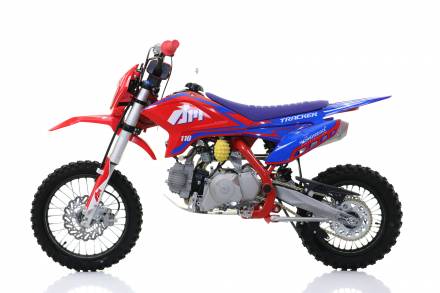 Мотоцикл Кроссовый Apollo Tracker 110E auto, 14/12 (Красный/Cиний) MSD