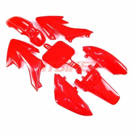 Пластик crf 50 комплект красный