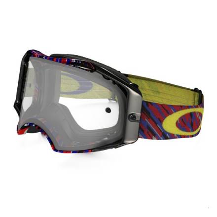 Очки для мотокросса OAKLEY Airbrake Rain of Terror  красные-белые-синие / прозрачная  (OO7046-34)