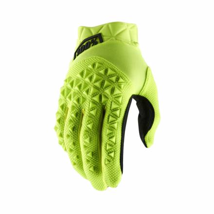 Мотоперчатки подростковые 100% Airmatic Youth Glove Fluo Yellow/Black XL (10012-014-07)