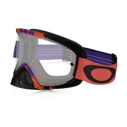 Очки для мотокросса OAKLEY O-Frame 2.0 Pinned Race фиолетовые-красные / прозрачная (OO7068-16)