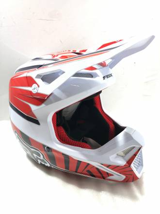 Мотошлем Fox V1 Goat Helmet (Red, M, 2023)