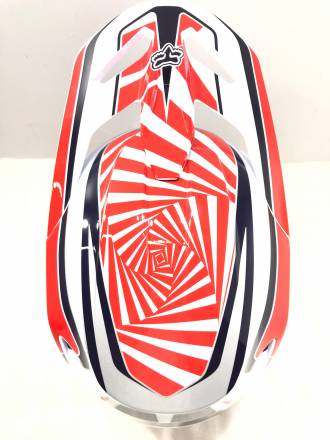 Мотошлем Fox V1 Goat Helmet (Red, M, 2023)