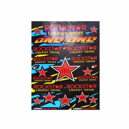 Наклейки лист (30х45 см) &quot;ROCKSTAR&quot;