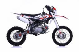 Мотоцикл Кроссовый Apollo Tracker 125LE, 17/14 (Красный/Белый) MSD