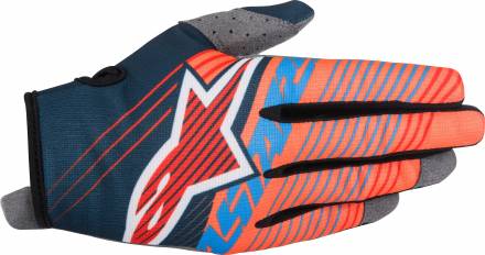 3541917   ALPINESTARS Мотоперчатки детские YOUTH RADAR TRACKER GLOVES (голубо-оранжевый, 7074, XXS)