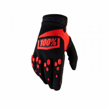 Мотоперчатки подростковые 100% Airmatic Youth Glove Black/Red M (10004-013-05)