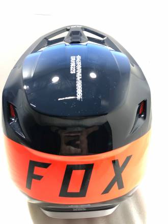 Мотошлем Fox V1 Toxsyk Helmet (Midnight, L, 2023)