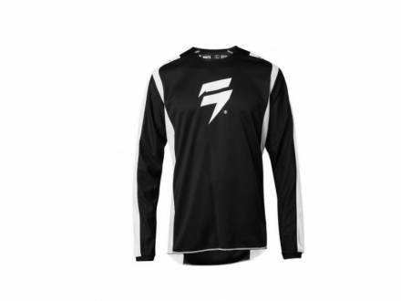 Мотоджерси Shift Whit3 Label Race 2 Jersey Black/White XL (24402-018-XL)