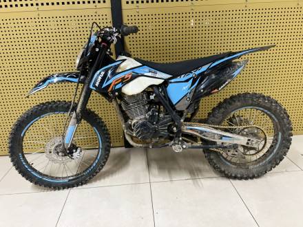 Кроссовый мотоцикл Hasky F5 250сс 21\18 синий 2022г. Б\У MSD