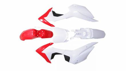 Комплект пластика CRF110 бело-красный