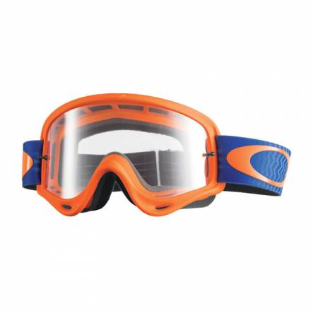 Очки для мотокросса OAKLEY Front Line Shockwave Red Blue / прозрачная (OO7087-38)