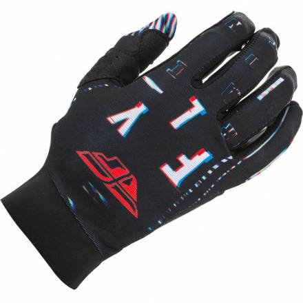 Перчатки FLY RACING PRO LITE GLITCH чёрные/красные/синие (2020) 11