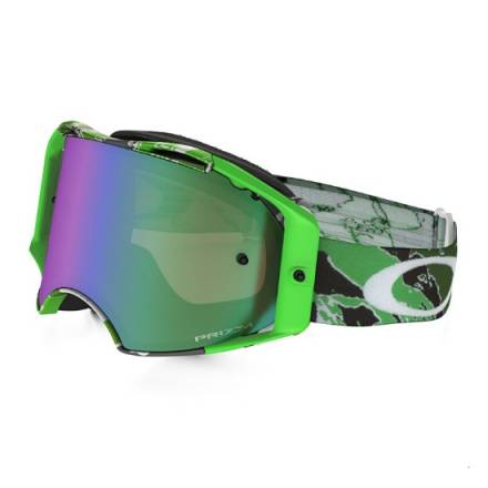 Очки для мотокросса OAKLEY Airbrake E. Tomac Series / зеленая Prizm MX (OO7046-40)