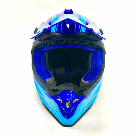 Мотошлем FS - 607 SDH (Glossy Blue Light Blue, M)