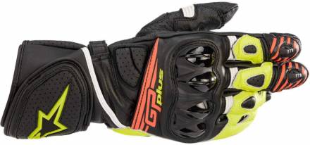 Перчатки кожаные Alpinestars GP Plus HiVis L