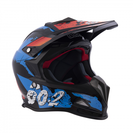 Шлем BEON Blue orange XL