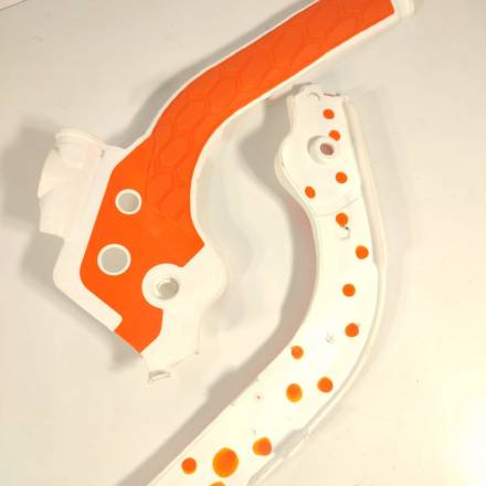 Накладки на раму пластиковые оранжевые