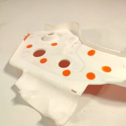 Накладки на раму пластиковые оранжевые