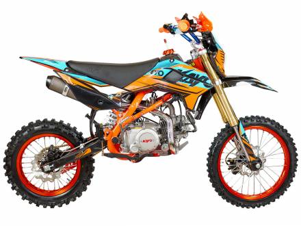 Питбайк KAYO EVOLUTION YX140EM 17/14 KRZ (механ. сцепл., эл. стартер 2022 г.) (, заводская упаковка, 1560012-789-1740) MSD