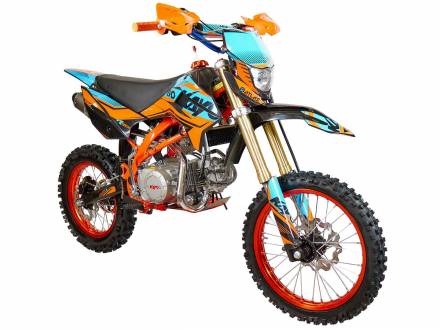 Питбайк KAYO EVOLUTION YX140EM 17/14 KRZ (механ. сцепл., эл. стартер 2022 г.) (, заводская упаковка, 1560012-789-1740) MSD