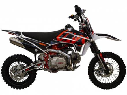 Питбайк KAYO MINI TD125 14/12 (п/автомат, эл. стартер 2024 г.) (1560012-789-2588)