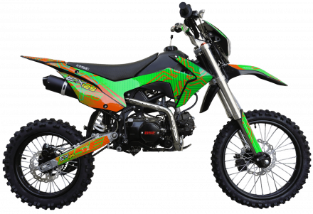 Питбайк BSE EX 17/14 Green Orange Ant (040) MSD