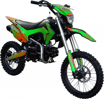 Питбайк BSE EX 17/14 Green Orange Ant (040) MSD