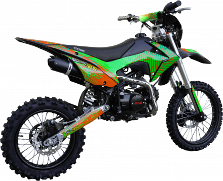Питбайк BSE EX 17/14 Green Orange Ant (040) MSD