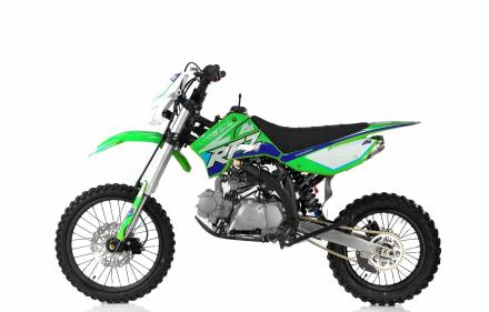 Мотоцикл Кроссовый Apollo RFZ START 125X-LE, 17/14 (Зеленый) MSD