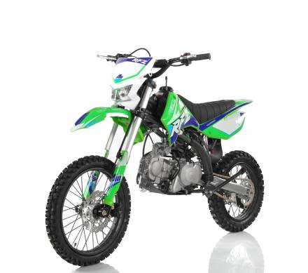 Мотоцикл Кроссовый Apollo RFZ START 125X-LE, 17/14 (Зеленый) MSD