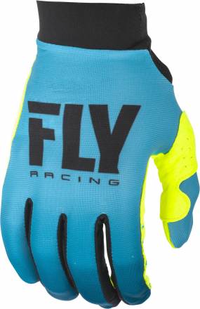 Перчатки женские FLY RACING WOMEN&#039;S PRO LITE синие/Hi-Vis желтые (2019)  7