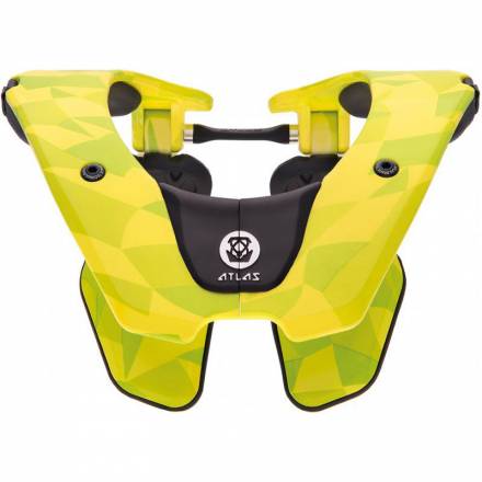 Защита шеи ATLAS TYKE (детская 61см - 71см) Virus черная/желтая (2019)