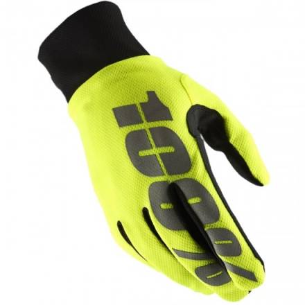 Мотоперчатки 100% Hydromatic Waterproof Glove Neon Yellow S (10011-004-10)