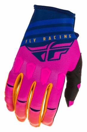 Перчатки FLY RACING KINETIC K220 синие/сиреневые/оранжевые (2020) 12