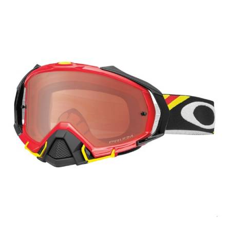 Очки для мотокросса OAKLEY Mayhem Pro Heritage красные-желтые /  бронзовая Prizm MX (OO7051-44)