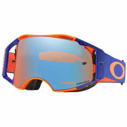 Очки для мотокросса OAKLEY Airbrake Flo оранжевые-синие / синяя Prizm MX (OO7046-61)