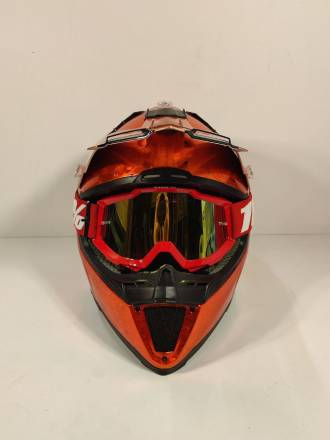 Очки кроссовые 100% STRATA MX White-Red