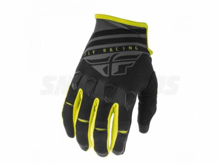 Перчатки FLY RACING KINETIC K220 чёрные/серые/Hi-Vis жёлтые (2020)  8