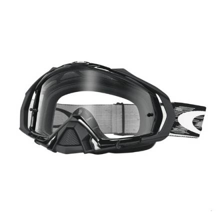 Очки для мотокросса OAKLEY Mayhem Pro Solid черные глянцевые / прозрачная (OO7051-18)