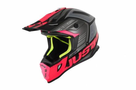 Шлем (кроссовый) JUST1 J38 BLADE розовый/чёрный матовый L