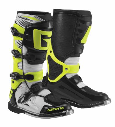 Мотоботы GAERNE SG-10 (2019) белые/черные/желтые 43