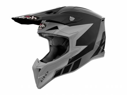 Мотошлем AIROH WRAAAP RELOADED (ANTHRACITE MATT Кросс-эндуро Термопластик S)