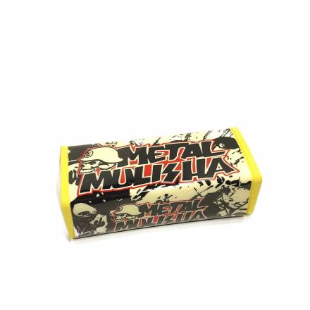 Защита руля (подушка) Metal Mulisha желтая