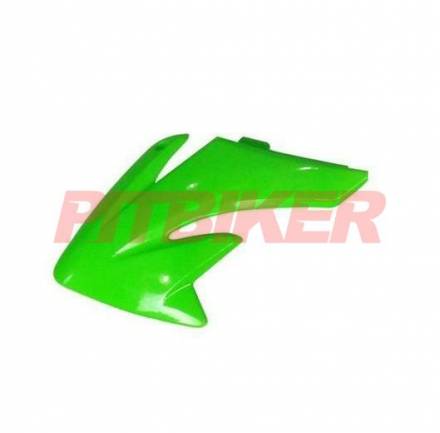 Боковина бака левая зеленая kayo crf70