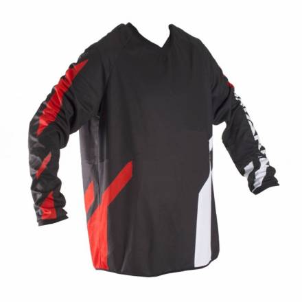Футболка для мотокросса ATAKI Strike красная/черная   S